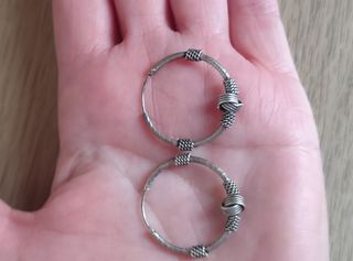 Pendientes Aro Plata