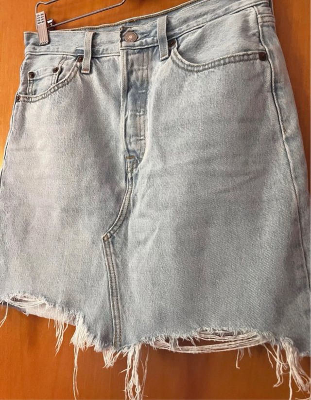 Gonna Levi's in jeans blu