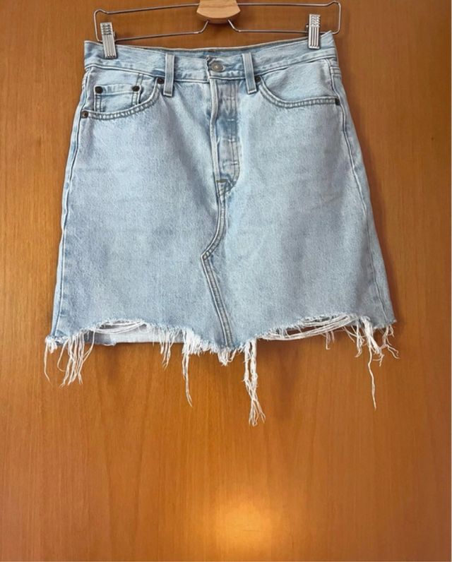 Gonna Levi's in jeans blu