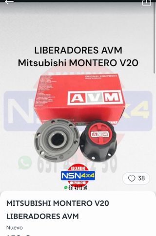 Liberadores AVM Montero pajero V20 ultrareforzados