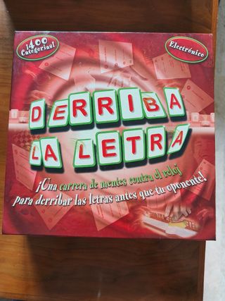 Juego de mesa Derriba la Letra