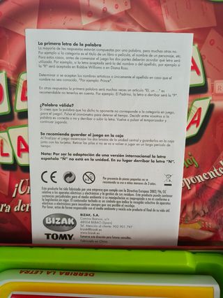 Juego de mesa Derriba la Letra