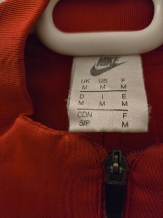 Sudadera PSG Nike Roja Media Cremallera