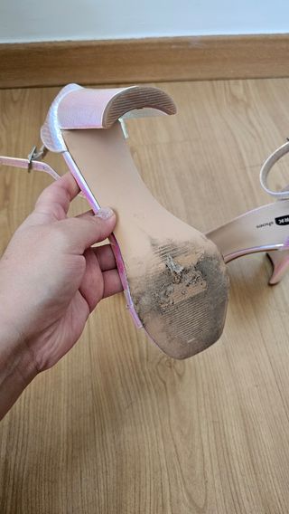 Tacones TRK Shoes Tornasol Oro y Plata