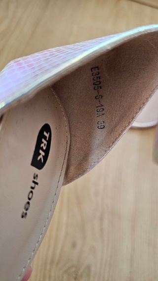 Tacones TRK Shoes Tornasol Oro y Plata