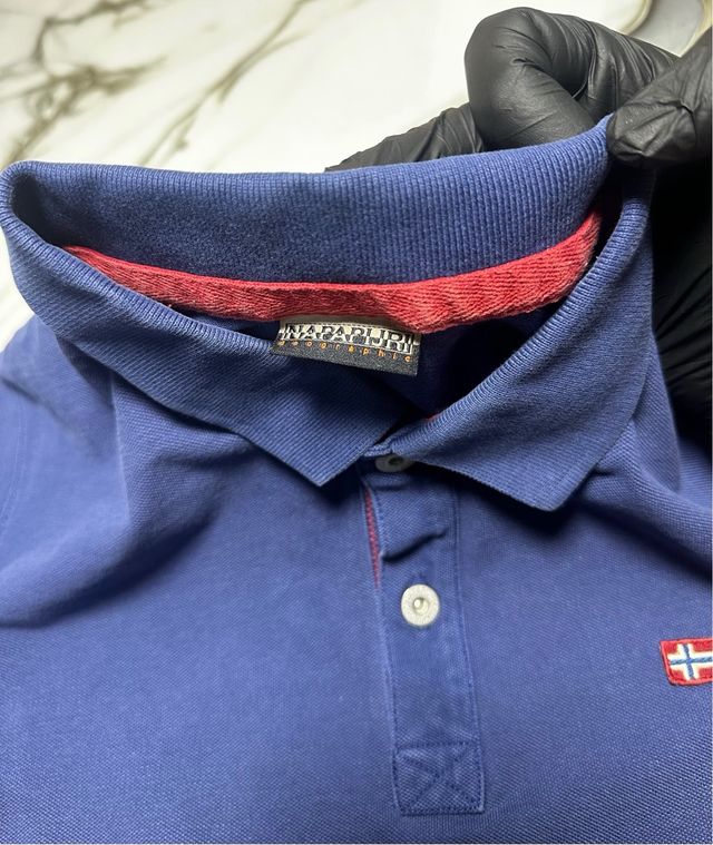 Polo Napapijri Taglia M Blu