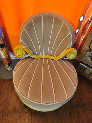 Sillón Frances Eugenia Beige y Amarillo