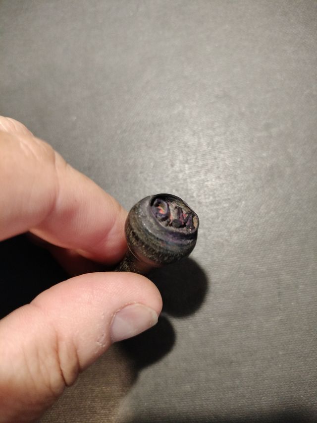 Antiguo tampón para lacrado M.G.