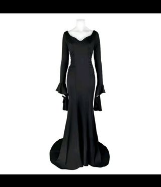 Disfraz Morticia Addams Negro