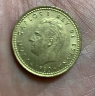 Moneda 1 Peseta 1982 Rey Juan Carlos I