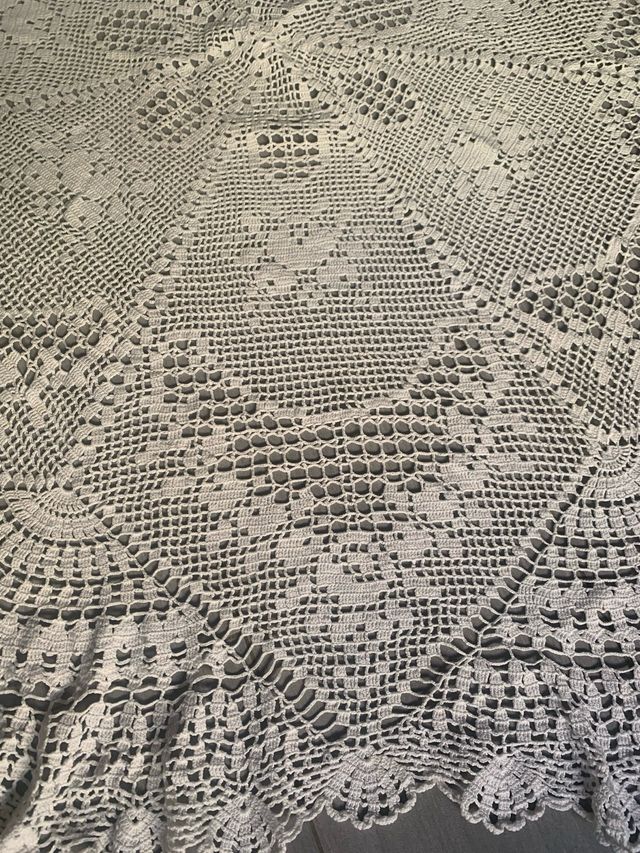 Tapete de mesa blanco