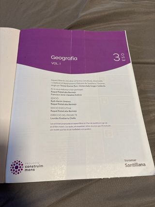 GEOGRAFIA I HISTORIA 3 ESO CONTRUIM MONS