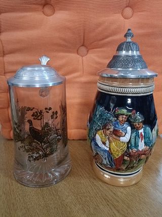 Jarra Alemana Cerámica y Cristal