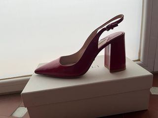 Zapatos Salón Uterqüe Piel Rojo T38