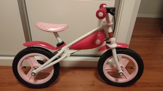 Bicicleta Velobike evolutiva rosa