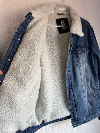 Cazadora vaquera sherpa