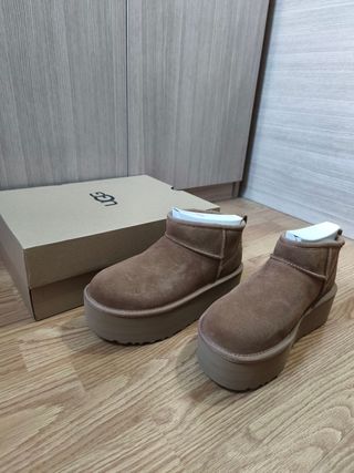 Botas UGG Mini Platform Chestnut