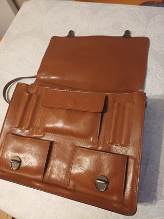 Maletín Vintage Cuero Marrón