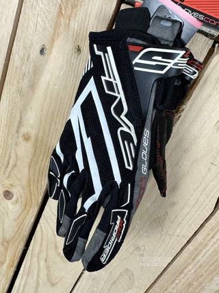 GUANTES T-S FIVE PRORIDER BLACK/WHITE