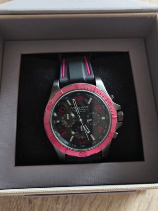 Reloj Viceroy Cronógrafo Negro y Rojo