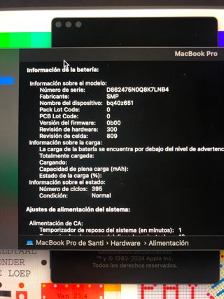 MacBook Pro 16 2019 i9 16GB 1TB