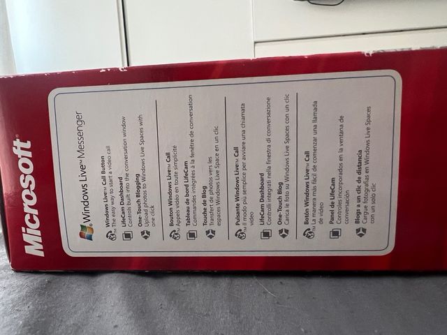 Microsoft LifeCam VX-6000 Webcam Plata. nueva 100€