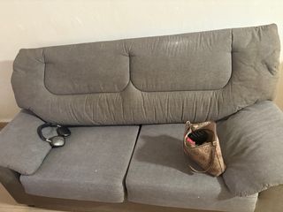 Sofá de 2 plazas gris