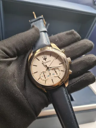 Reloj Maserati Dorado y Azul