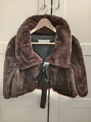 Chaqueta bolero pelo Zara
