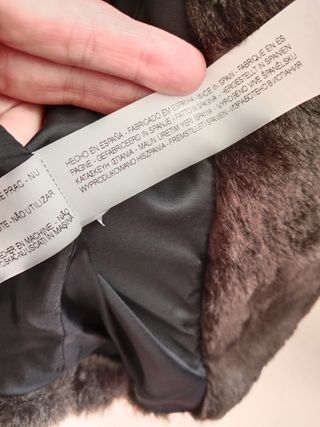 Chaqueta bolero pelo Zara