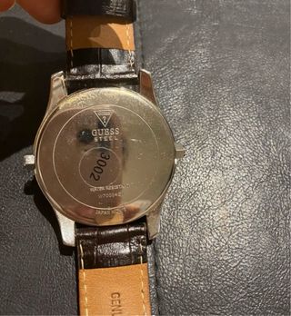 Orologio Guess Uomo Doppia Lancetta Pelle Marrone