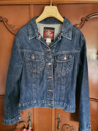 Chaqueta vaquera entallada señora