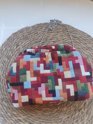 Bolso de mano jacquard boquilla