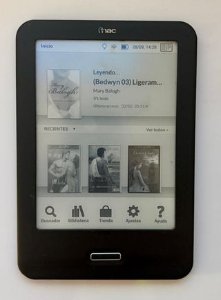 EBOOK BQ CERVANTES CON LUZ EN PANTALLA