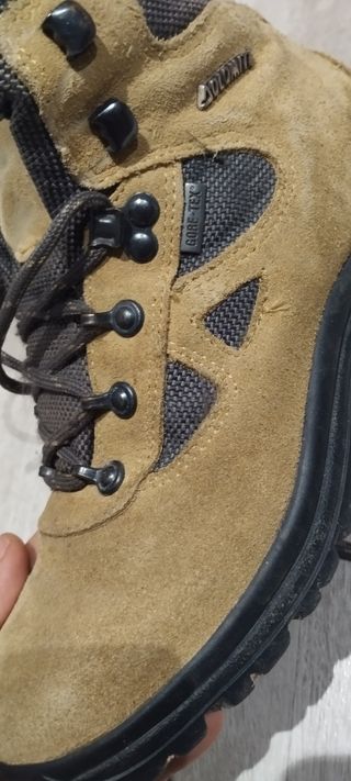 Botas de montaña Arpenaz mujer beige/marrón