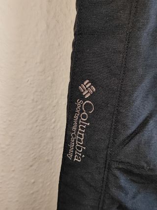 Pantalón Nieve Columbia Negro Impermeable