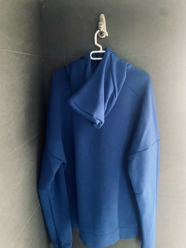 Chaqueta Adidas Azul con Cremallera