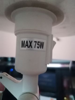 Lámpara de pie flexo Ikea plateada
