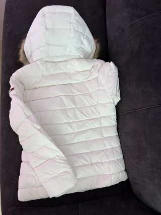 Chaqueta Tommy Hilfiger Blanca con Capucha