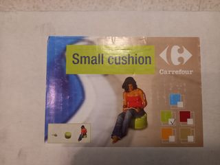 Puff redondo color verde Carrefour
