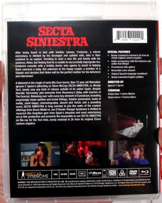 Secta Siniestra Blu Ray + DVD Castellano
