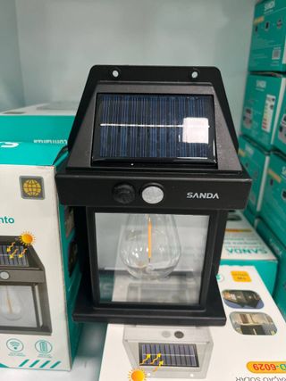 Lámpara Solar Exterior con Sensor de movimiento