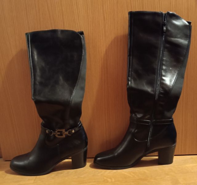 Botas altas mujer negras