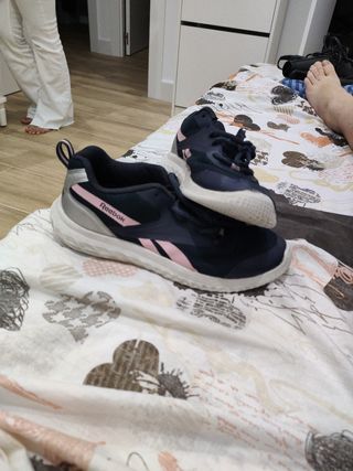Zapatillas Reebok Talla 37 Azul y Rosa