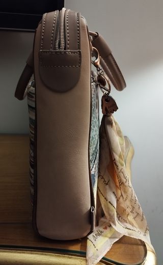 Bolso Anekke multicolor y beige