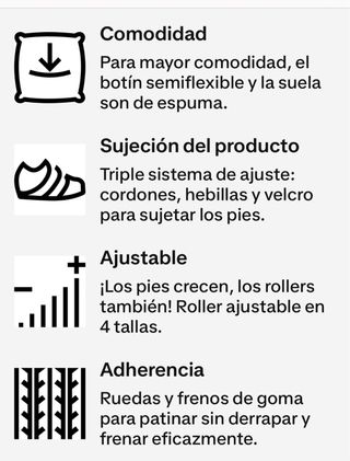 Patines en línea niña Oxelo grises