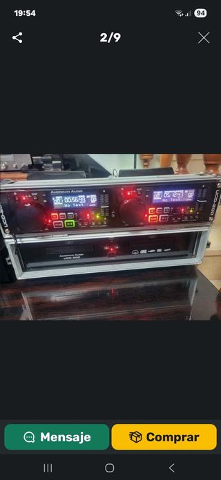 Maletín American Audio UCD-200 Doble Lector CD