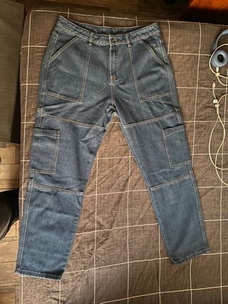 Pantalón vaquero Shein cargo hombre