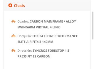 SCOTT STRIKE 900 CARBONO Talla L