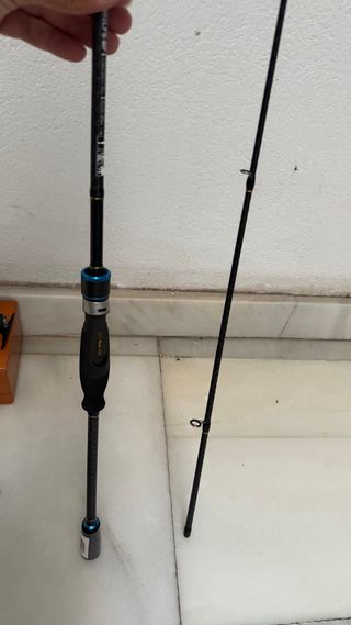 Caña y carrete de rockfishing + funda